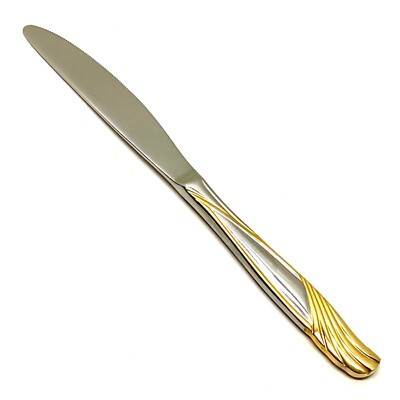 Cambridge GOLD FLORENTINE Stainless Gold accented Swirls Flatware CHOICE
