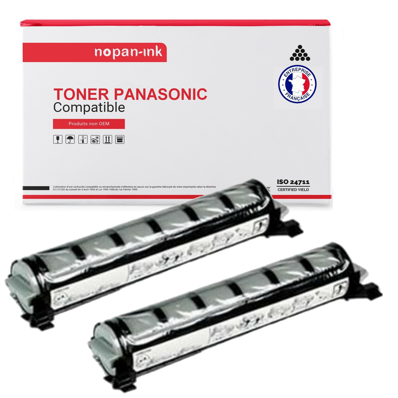 KX-FAT88X Toner de Rechange Compatible Panasonic KX-MB Series Pack Double Haute Capacité