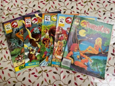 Vintage 1980's Thundercats Comics Marvel