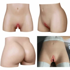 Full Silicone Pants Crossdresser Realistic Underwear Thicken Hip