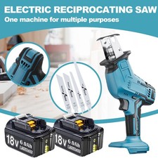 Reciprocating Saw Cordless Hand Saw Wood Metal Cutting Machine For Makita 18V