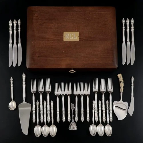 Towle Sterling Silver Flatware Set "Carpenter Hall" Service for 6 (42.55 ozt) +