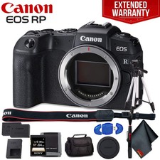 Canon EOS RP Mirrorless Digital Camera Body Only Includes Extra Battery Pack,