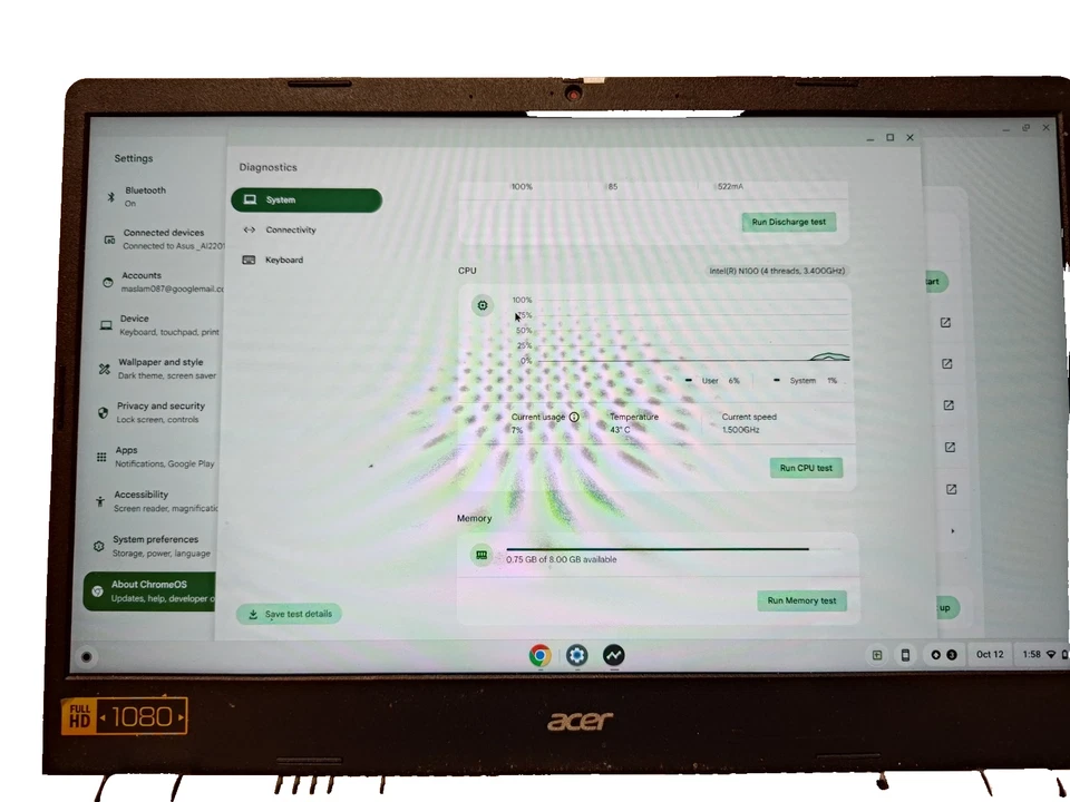Acer Chromebook 314 14" Laptop Intel(R) N100 4Threads 3.4GHZ 8GB RAM 128GB SSD - Image 4 of 4