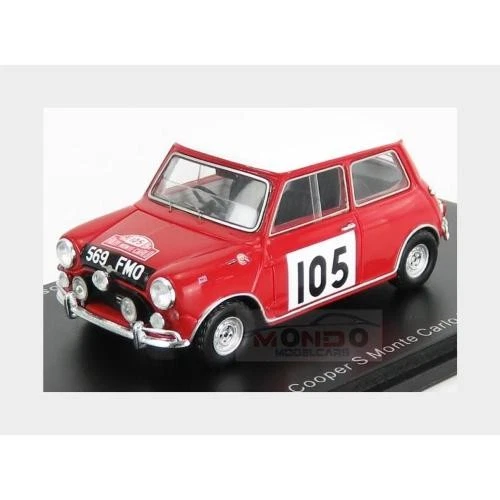 1:43 Spark Morris Mini Cooper S #105 Rally Montecarlo 1964 Altonen Ambrose S1192 - Immagine 2 di 2