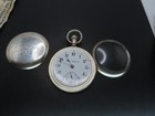 1905 Hamilton 924 Pocket Watch, 17j 18s, Sterling Silver OF, Repair — photo 9