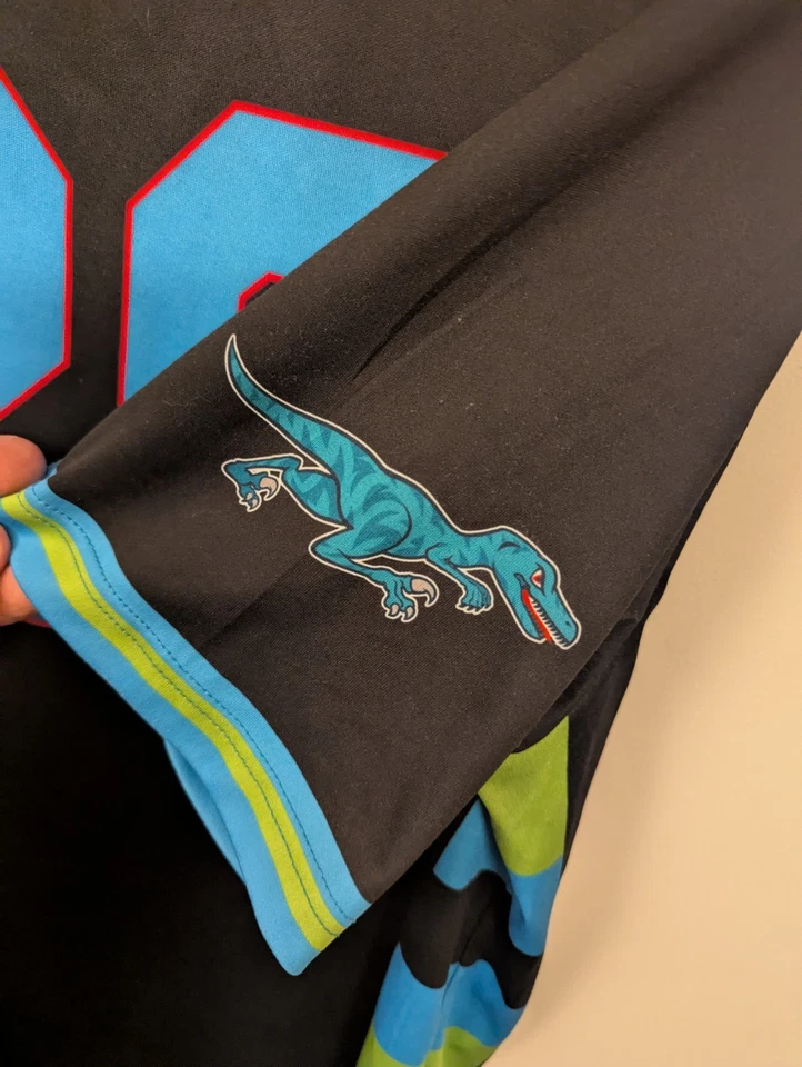 Los Carnivoros de Ogden MiLB Baseball Ogden Raptors Large Jersey Pioneer League  - Image 4 of 4