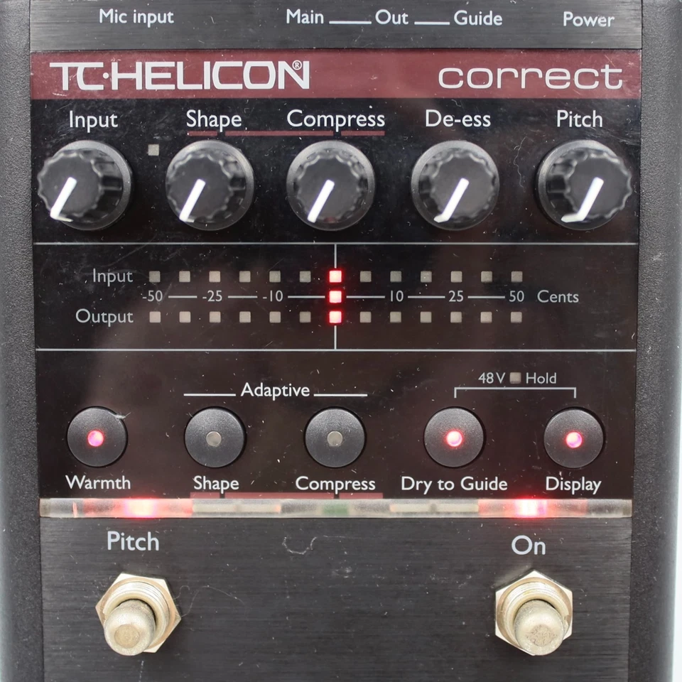 TC HELICON VoiceTone Correct With Power Supply Vocal Effect Processor 8655330 - Image 2 of 4