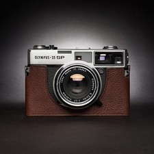 Genuine Real Leather Film Camera Bag Case Protect Cover For Olympus 35SP 35 SP