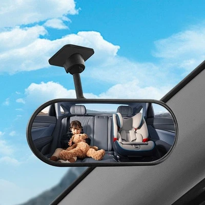 Car Rear View Mirror Adjustable Car Back Seat View Mirror Blind Spot Mirror
