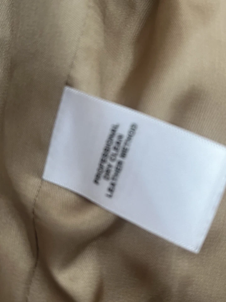 Blazer para mujer 100 % cuero/gamuza tostado - talla mediana Foto 4 de 4