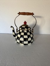 MacKenzie-Childs Courtly Check Tea Kettle 2 qt.