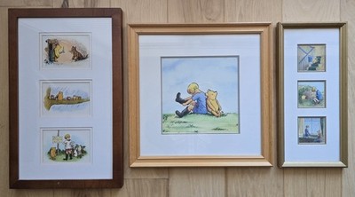 Disney - Winnie the Pooh ''Classic Pooh'' Framed Print Artwork by E.H. Shepard