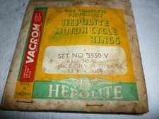 HEPOLITE PISTON RING, 82.5 mm / 3.25" +030" OVER, AJS 18, MATCHLESS G80, 1947-52