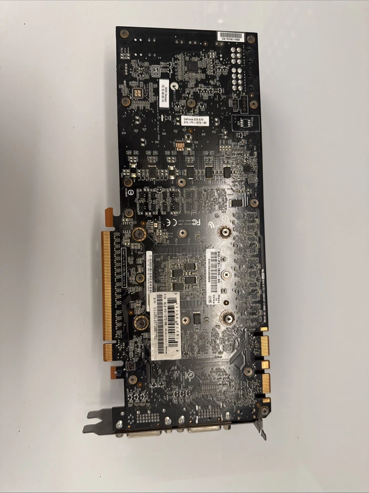 EVGA Nvidia GeForce GTX 570 GDDR5 PCI-e x2 DVI x1 mHDMI Graphics Card - Image 4 of 4