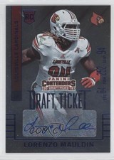 2015 Contenders Draft Picks College Ticket Blue Foil Lorenzo Mauldin Auto 1q7