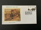Great Britain 1975 #749-752 Locomotives - 4 COLORANO FDCs