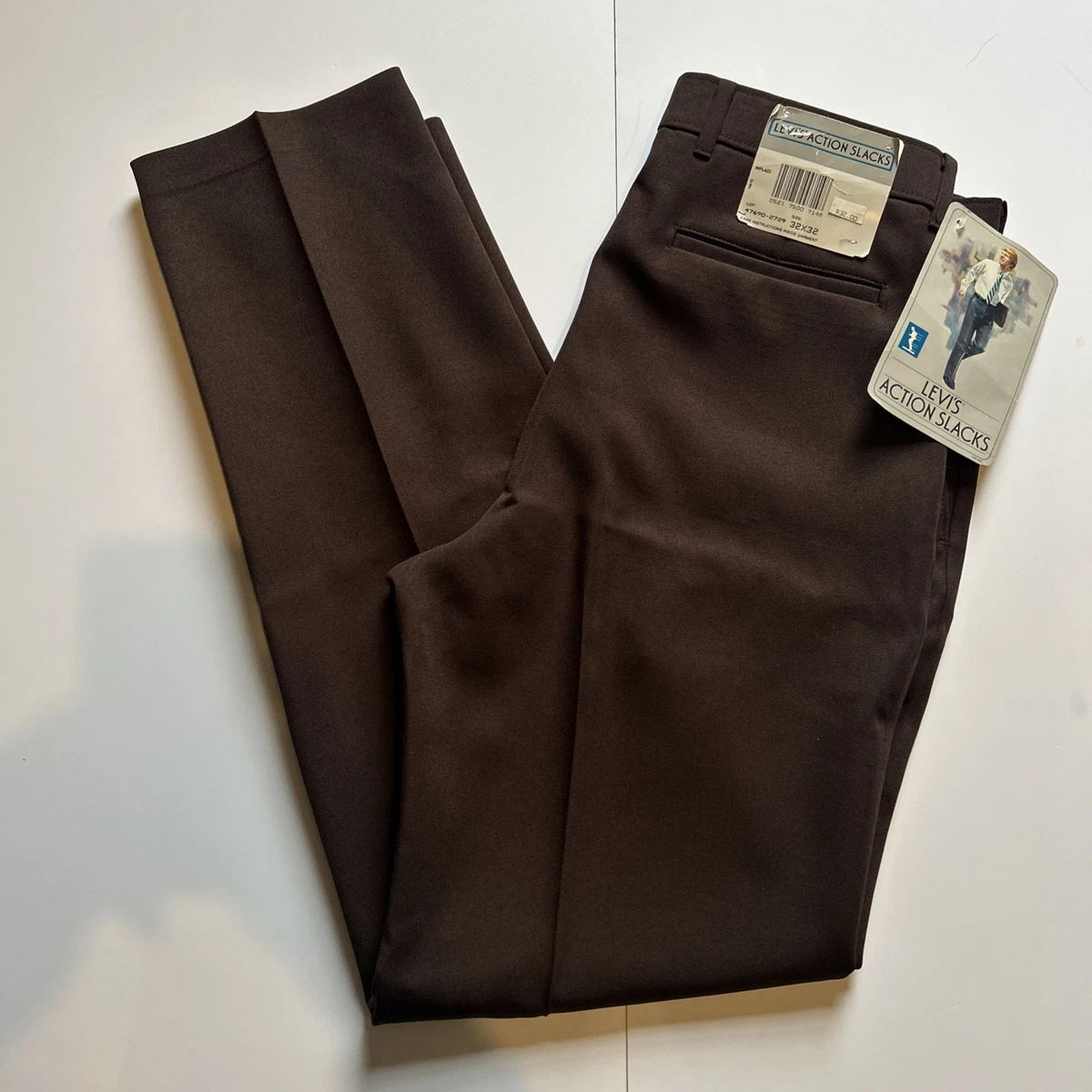 パンツ slacks pants vintage 90s Vintage 90s pleated wool baggy cuffed wide leg pants - Camel