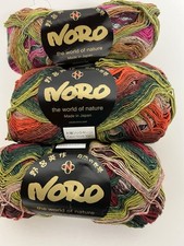 Mixed lot of 3 Balls Noro Taiyo Sock Yarn
