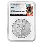 2026 $1 1-oz American Silver Eagle NGC MS69 Black Label