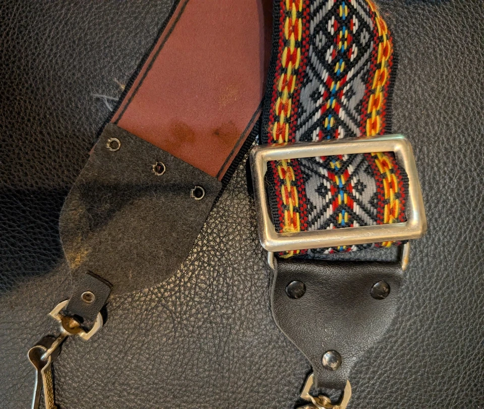 Ремешок для банджо Ace винтажный сине-золотой и красный без указания бренда - Изображение 2 из 4