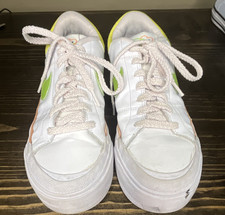 Nike Court Legacy Lift Feel Love Womens Low Top Lace-up Sneakers White Nike Court Legacy Lift Feel Love Womens Low Top Lace-up Sneakers White