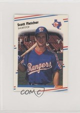 1988 Fleer Classic Miniatures Box Set Scott Fletcher #54 te2