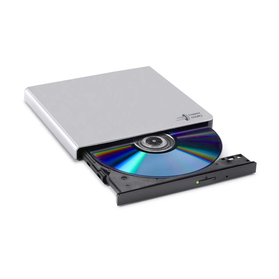LG HLDS GP57EB40 DVD-RW-EX BK Externes DVD-Laufwerk Silber - Bild 2 von 4