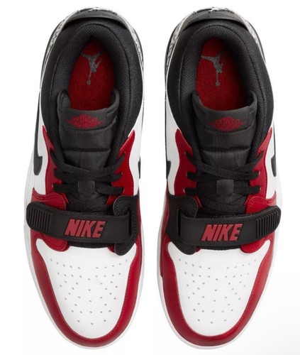 Jordan Legacy 312 - White/Black-Varsity Red-Sail - CD7069-106 - Men's size 10.5 - Picture 6 of 9