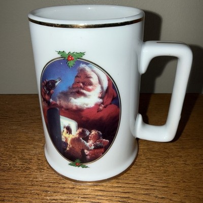 Coca Cola 1996 Collectors Edition Mug Cup ''For Santa'' Hadron Sundblom