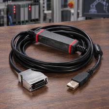 Omron-Compatible USB-RS232 Programming Cable for CPM1A CPM2AH CQM1 CQM2A C200HS