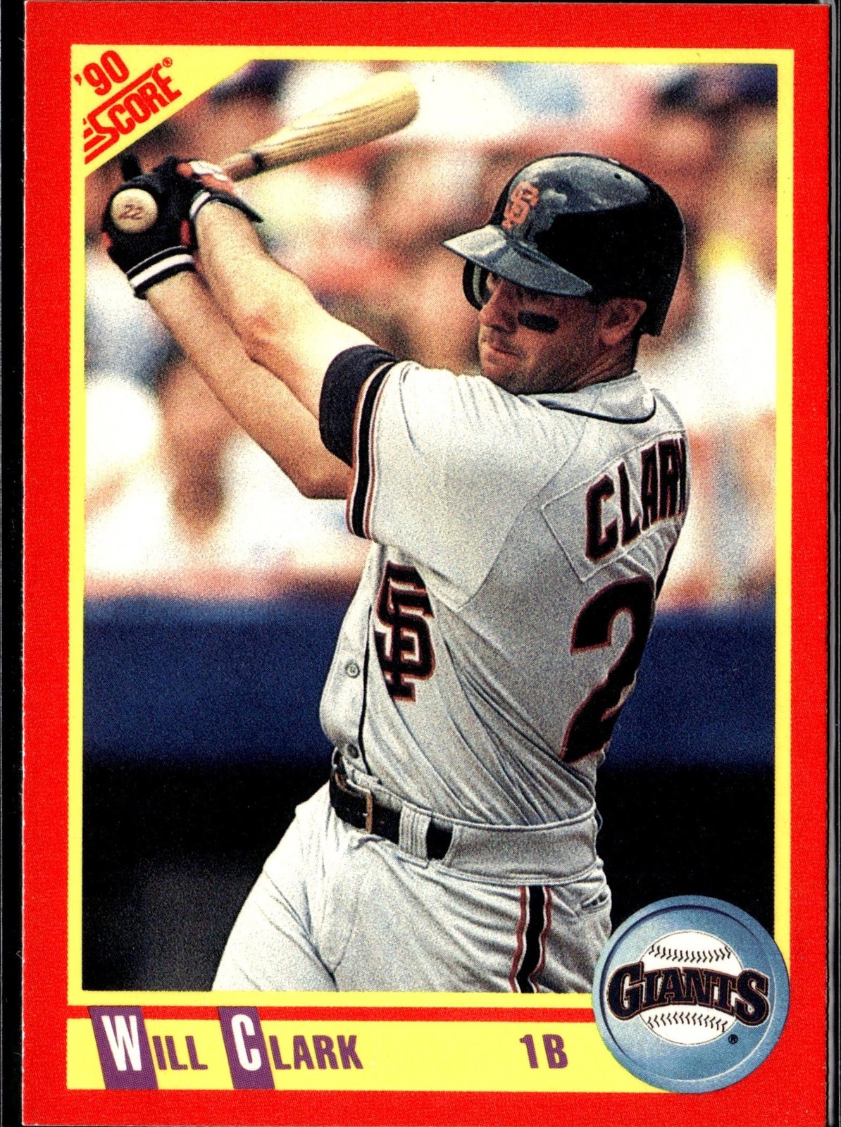 1990 Score #300 Will Clark Promos