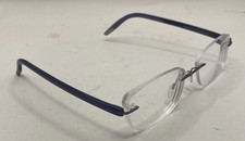 SILHOUETTE FRAMES ONLY RIMLESS EYEGLASSES 5379 40 6060 BLUE 60-17-130