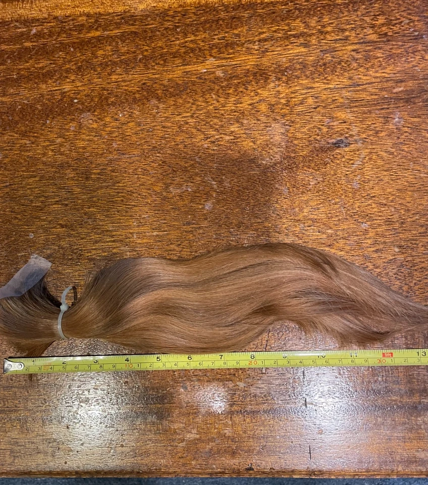 Свежая стрижка толстый Virgin рыжие волосы хвост! - Изображение 3 из 4