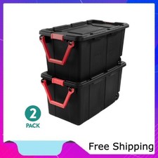 Sterilite Extra Large Storage Bin, 40 Gallon Wheeled Plastic Storage Container