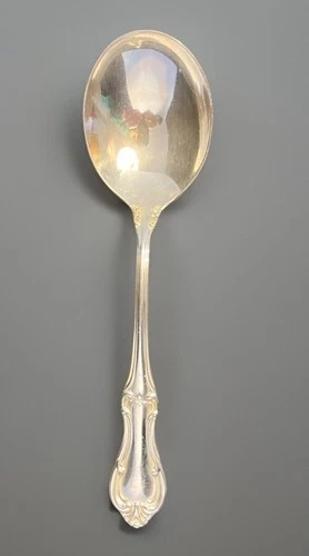 International Joan of Arc Sterling Silver Cream Soup Spoon - 6" - No Mono. 36g