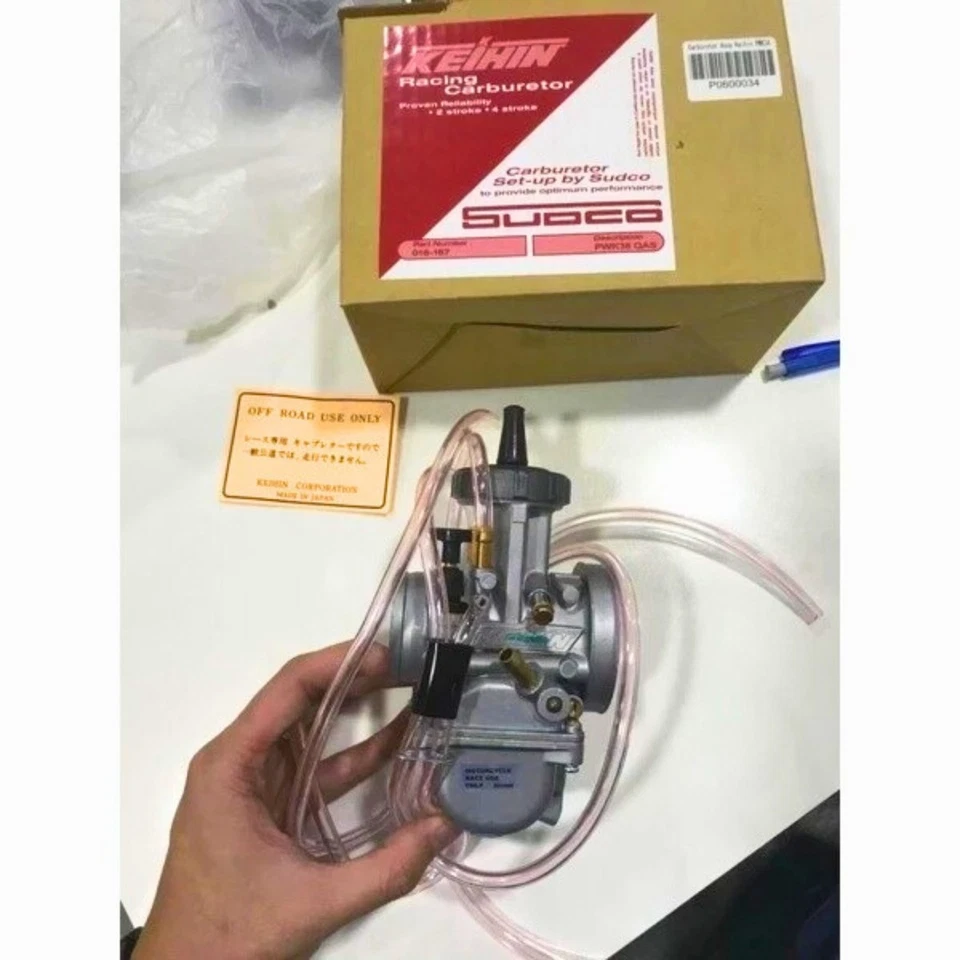 New PWK 38mm PWK 38 Air Striker Carburetor for Yamaha YZ125 YZ250 CR250 CR500 - Image 2 of 4