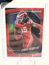 2025 Panini Prizm Black - Prospects Chris Henry Jr. #155 Red Prizm /299 (RC)