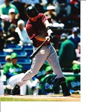 HOUSTON ASTROS MARK LORETTA SIGNED HITTING 8X10