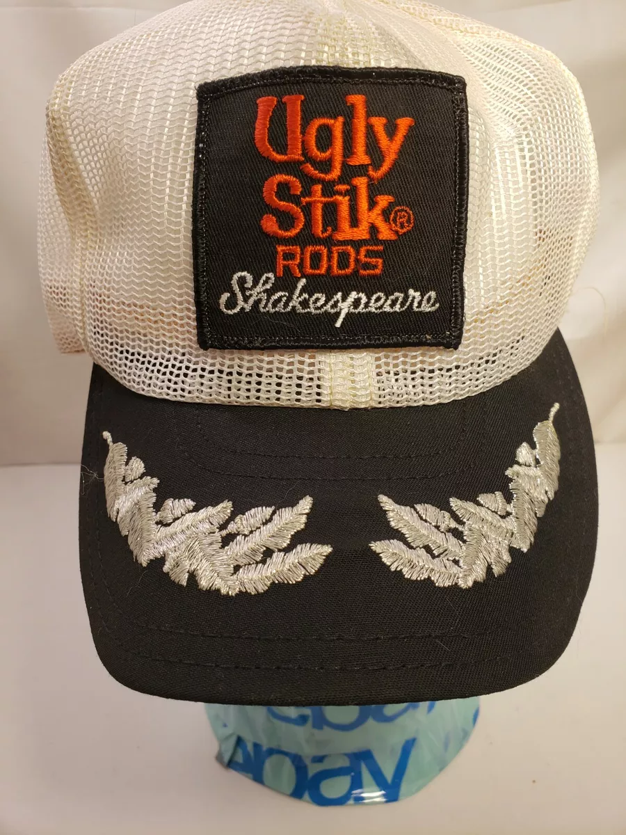 Vintage Ugly Stik Rods Shakespeare all mesh silver leaves brim Louisville  KY Hat