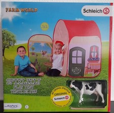 Spielzelt 72x72x105 cm Schleich FARM WORLD  mit Original-Schleich-Spielfigur KUH