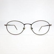 Boulevard Eyeglasses Frames B4119 round brown Full Rim 52-18-145