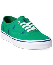 POLO RALPH LAUREN Keaton Allover Polo Poni Tenis COLOR VERDE TALLA 11.5D NUEVO EN CAJA