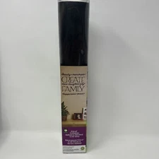 New CRICUT Cuttables RAVEN (BLACK) ADHESIVE BACKED VINYL, 2 Sheets 12 x 24" wall