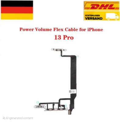 IPhone 13 Pro Power & Lautstärke Flexkabel Volume Button Mute Light Flex  TOP 