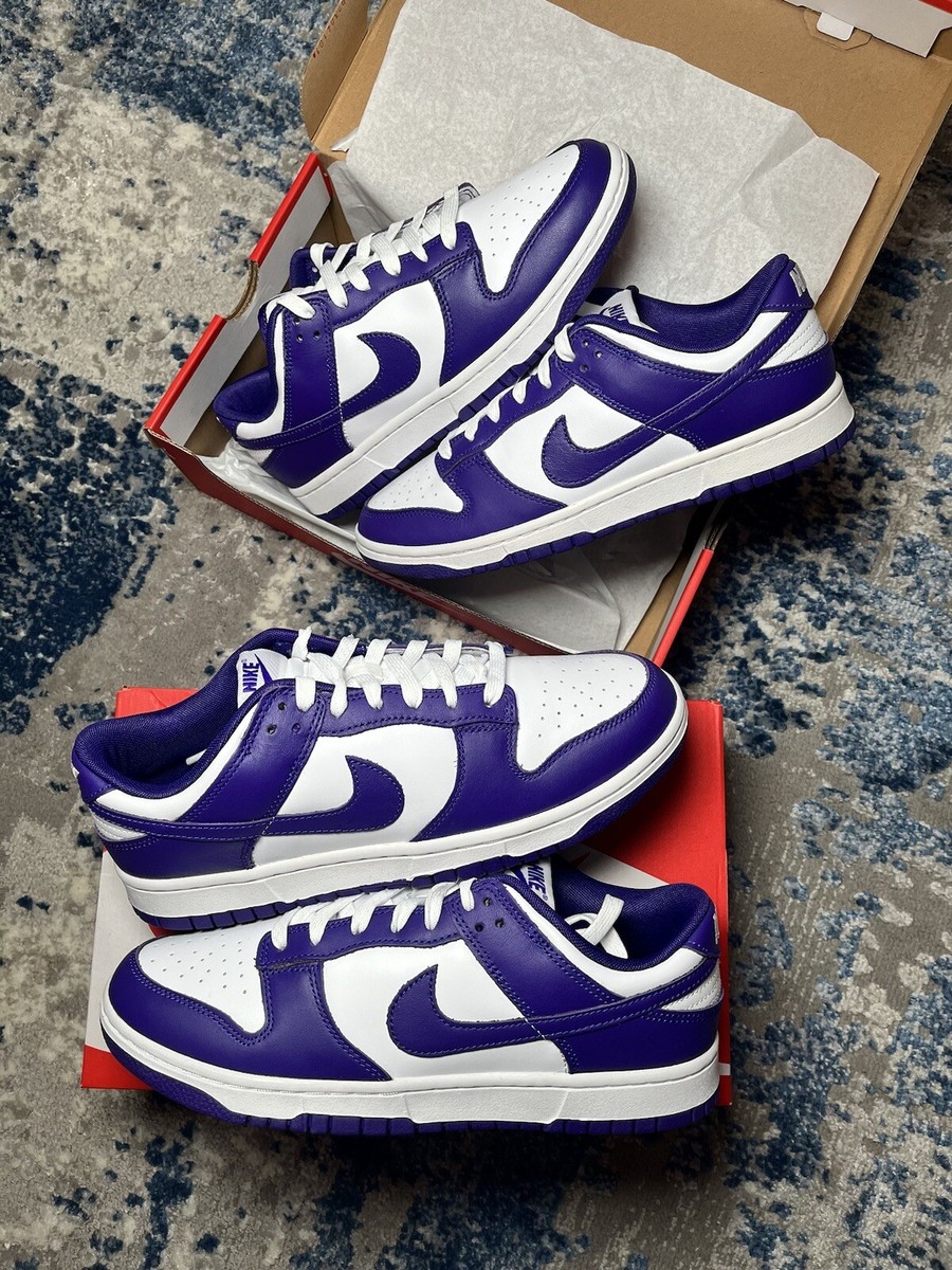 Size 8 - Nike Dunk Low Retro Court Purple 2022 | eBay UK