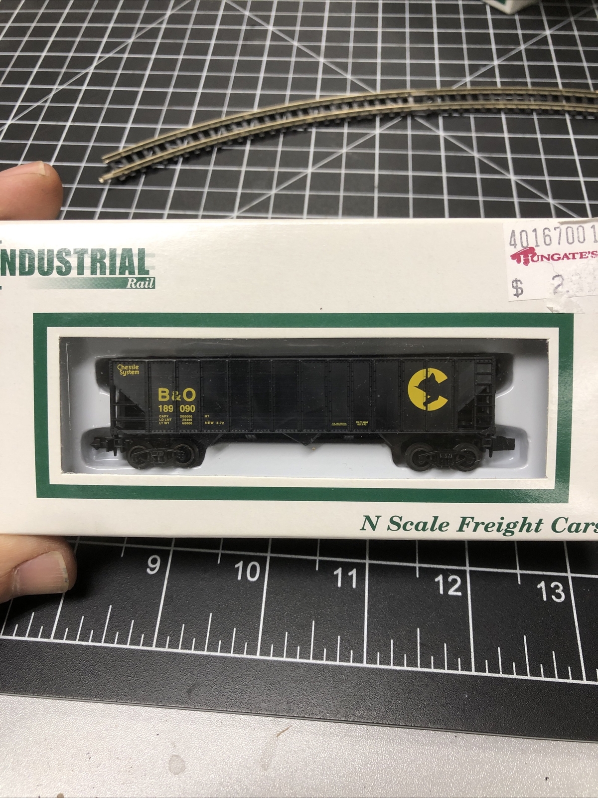 NIB! Industrial Rail N scale Freight Car B&O 189090 Chessie System eBay