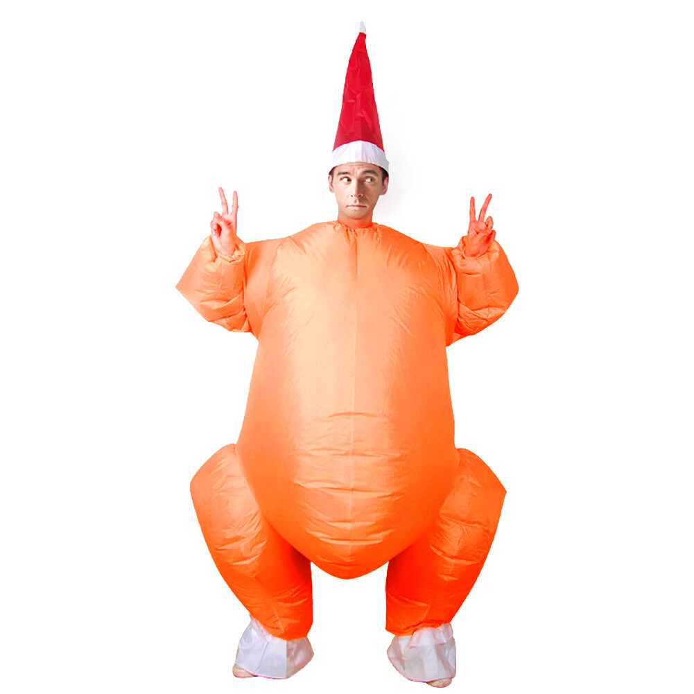Adults Inflatable Turkey Costume Halloween Thanksgiving Day