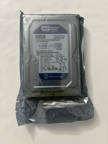 Western Digital Caviar Blue 80GB PATA / 8MB WD800AAJB - NEW - SEALED - Picture 2 of 3