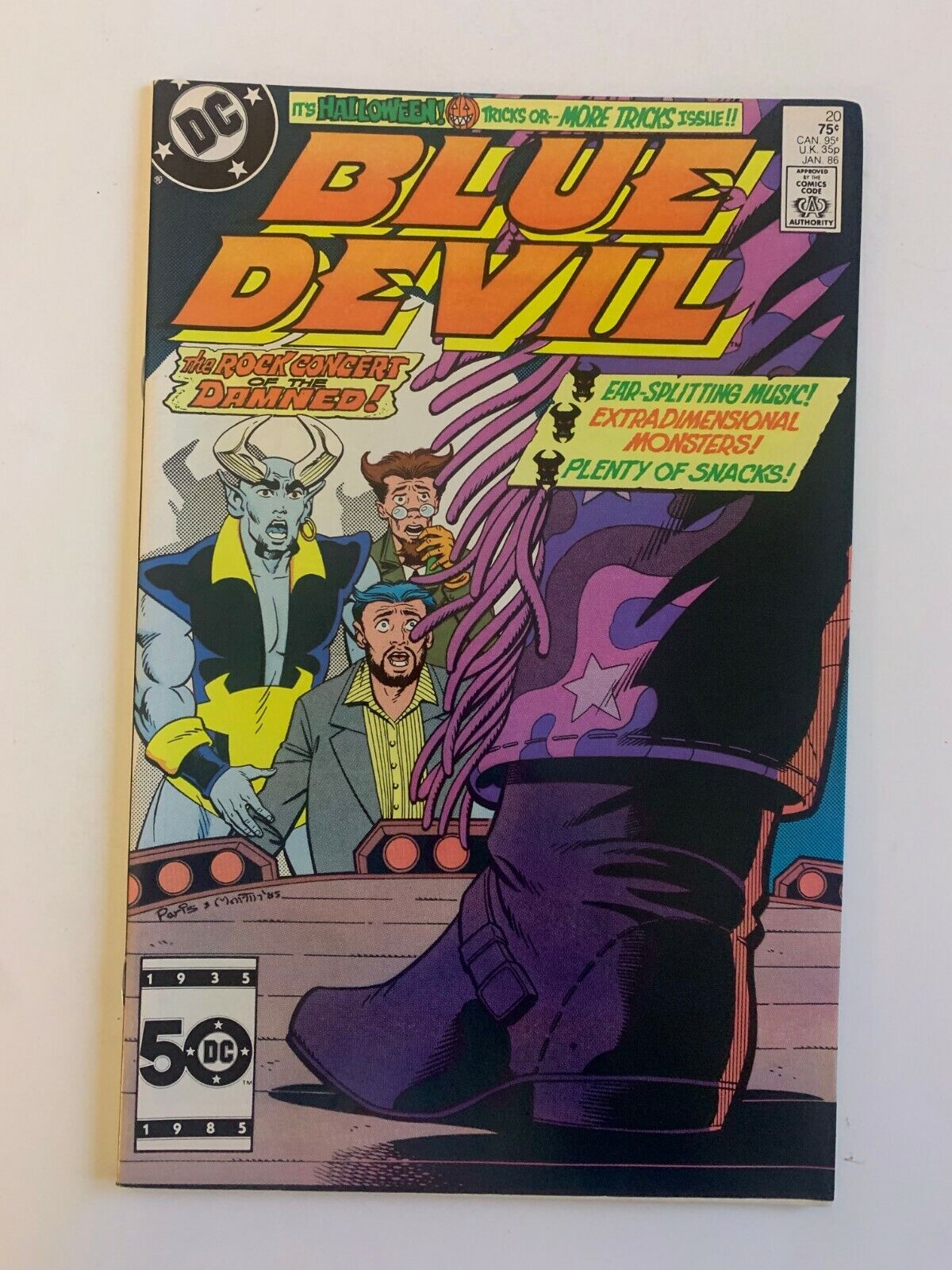 Blue Devil #20 - Jan 1986 - (1119)
